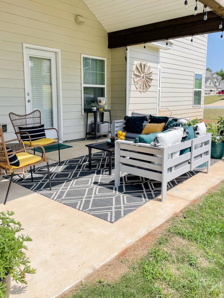 Game Day Porch Makeover