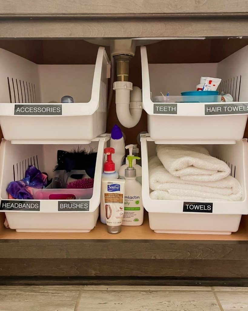 Bathroom Organization