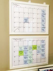 Large Wall Calendar That’s Easy To Make