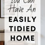 Easily Tidied home image for Pinterest.
